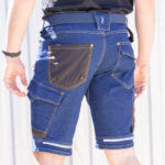 Work denim stretch shorts JEANS STRETCH BLUE