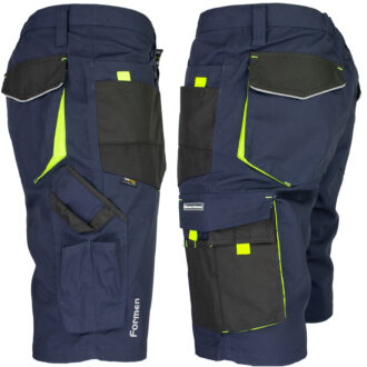 Montere Shorts PROFI NAVY GELB 2.0