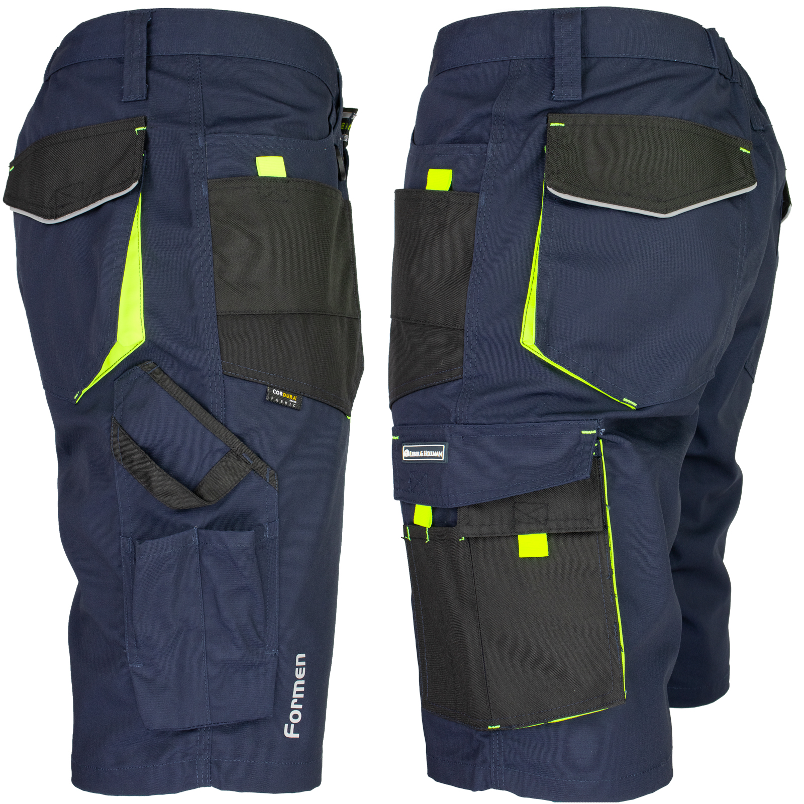 Montere Shorts PROFI NAVY GELB 2.0 Montere Shorts PROFI NAVY GELB 2.0