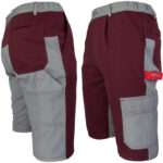 Arbeitsshorts DELUX BURGUNDY