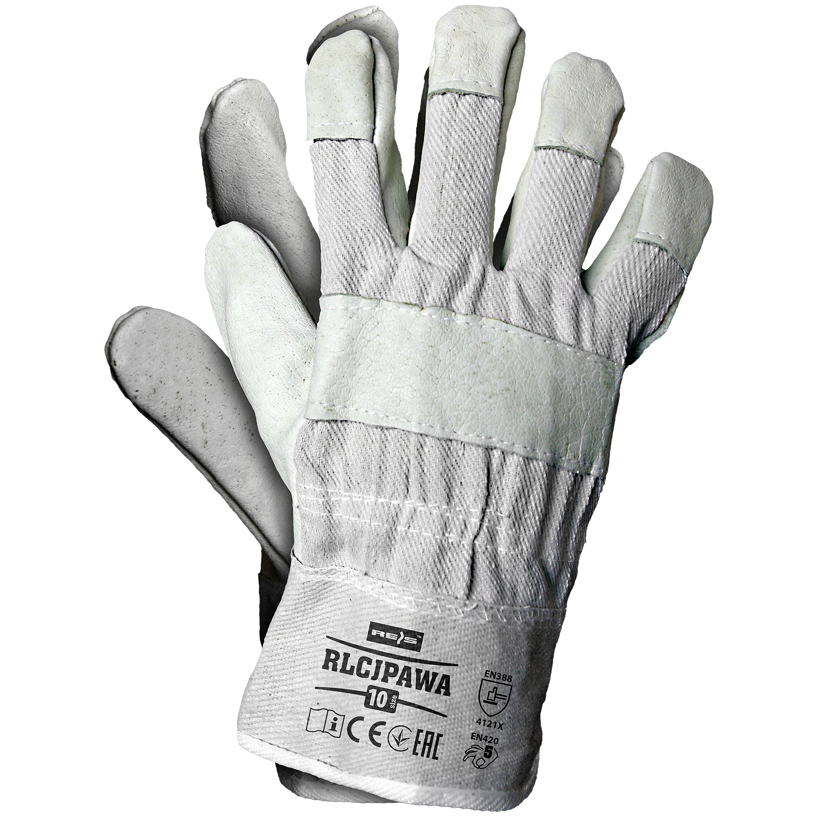 Kombi-Arbeitshandschuhe aus Schweinsleder BONY ASH Kombi-Arbeitshandschuhe aus Schweinsleder BONY ASH