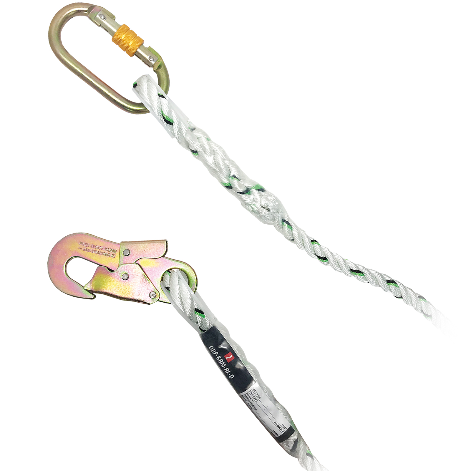 Sicherheitsseil für Arbeiten in der Höhe OUP TYP RLD Sicherheitsseil für Arbeiten in der Höhe OUP TYP RLD