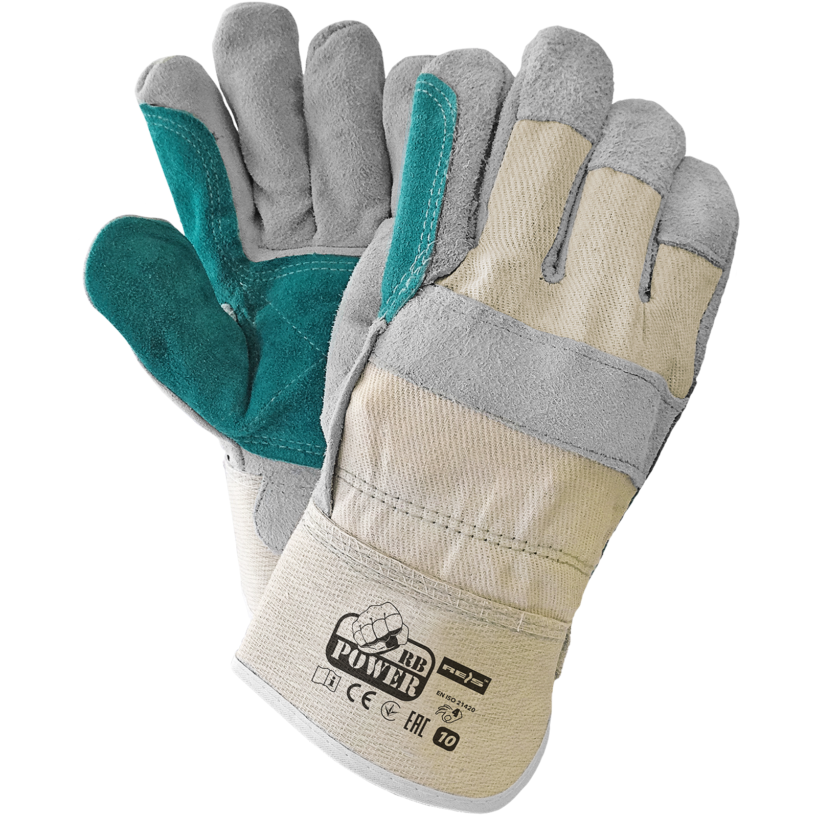 Kombinierte Arbeitshandschuhe DINO POWER Kombinierte Arbeitshandschuhe DINO POWER