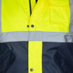 Reflektierende Winter-Bomberjacke ROAD YELLOW
