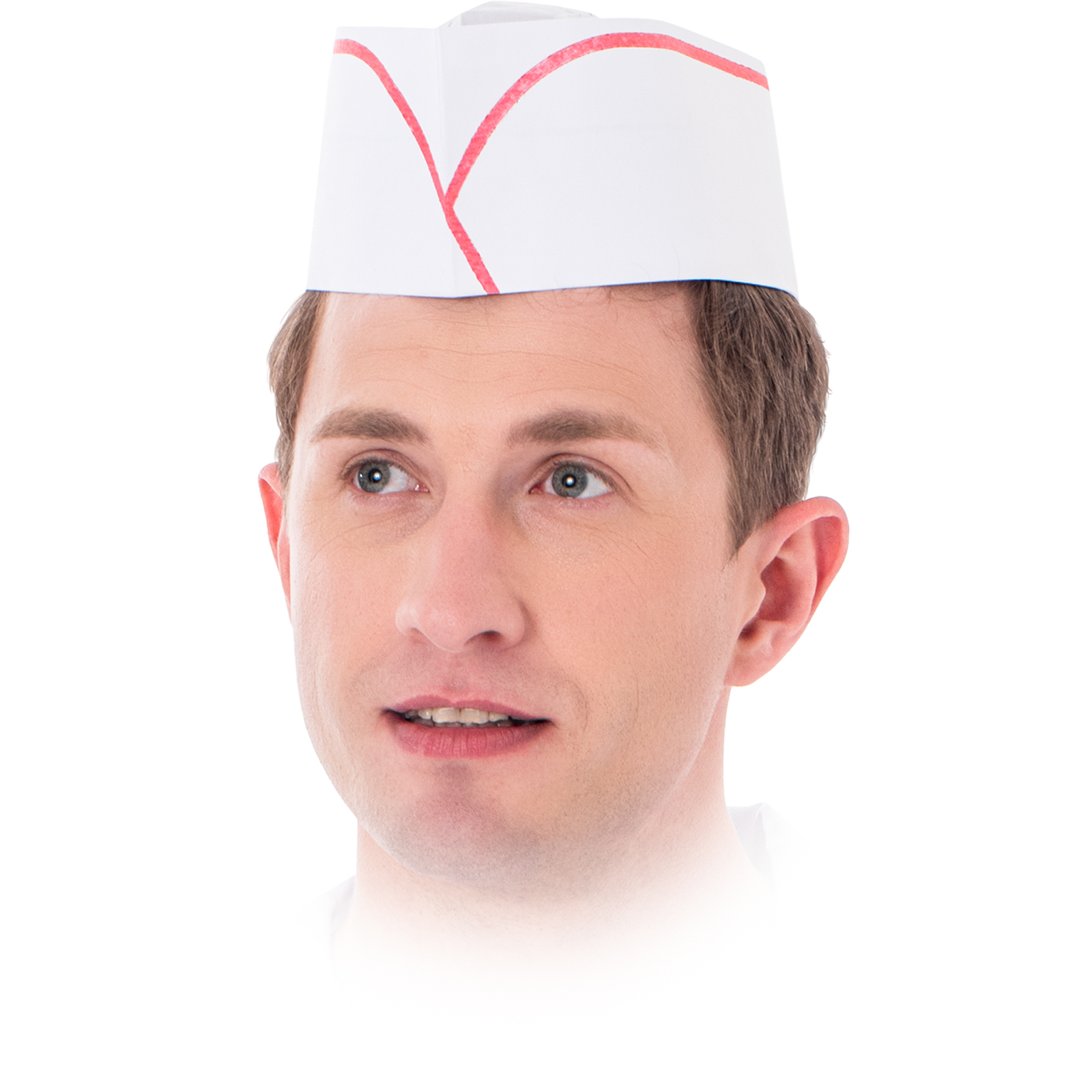 Papierkochmütze 100 Stück Boot Papierkochmütze 100 Stück Boot