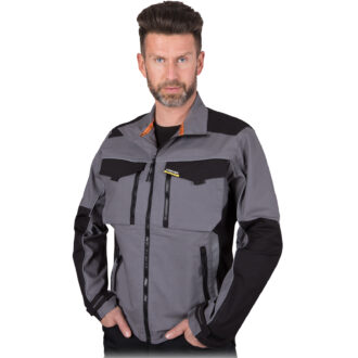 Baumwolljacke mit Elasthan HARVER AIR GREY