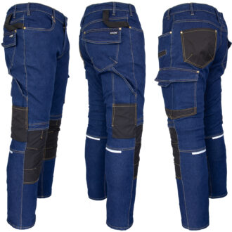 Stretch-Denim-Arbeitshose JEANS STRETCH BLUE