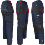 Winter-Overall PROFI NAVY RED