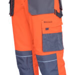 Reflektierende Overalls PROFI HIVIS GRAU ORANGE