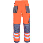 Reflektierende Overalls PROFI HIVIS GRAU ORANGE