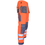 Reflektierende Overalls PROFI HIVIS GRAU ORANGE