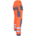 Reflektierende Overalls PROFI HIVIS GRAU ORANGE