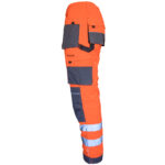Reflektierende Overalls PROFI HIVIS GRAU ORANGE