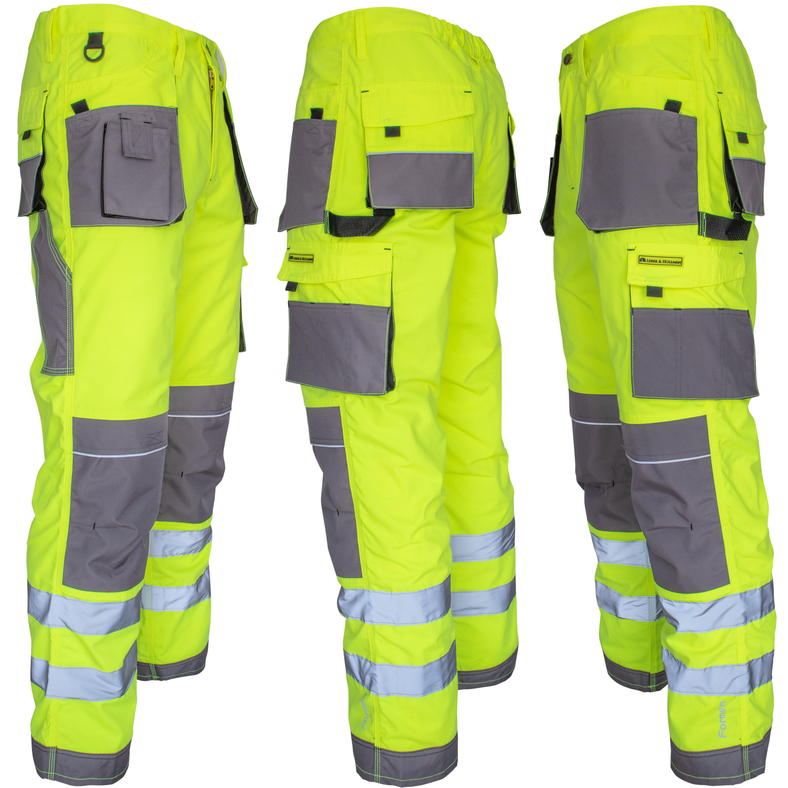 Reflektierende Overalls PROFI HIVIS GREY GELB Reflektierende Overalls PROFI HIVIS GREY GELB