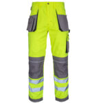 Reflektierende Overalls PROFI HIVIS GREY GELB