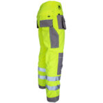 Reflektierende Overalls PROFI HIVIS GREY GELB
