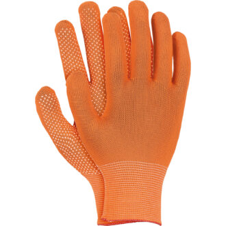 Arbeitshandschuhe mit Zielscheiben DOT SIMPLE orange