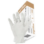 Einweg-Latexhandschuhe OGRIFOX 100 Stück gepudert