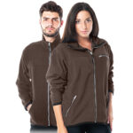 Fleece-Arbeitssweatshirt COOL BROWN