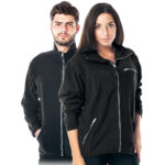 Fleece-Arbeitssweatshirt COOL BLACK