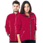 Fleece-Arbeitssweatshirt COOL RED