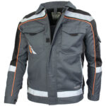 Arbeitsoverall Jacke PRO GREY REFLEX