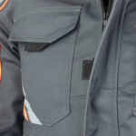 Arbeitsoverall Jacke PRO GREY REFLEX
