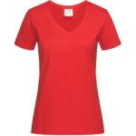 TED v-golier 160g Arbeitshemd für Frauen