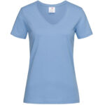 TED v-golier 160g Arbeitshemd für Frauen