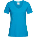 TED v-golier 160g Arbeitshemd für Frauen