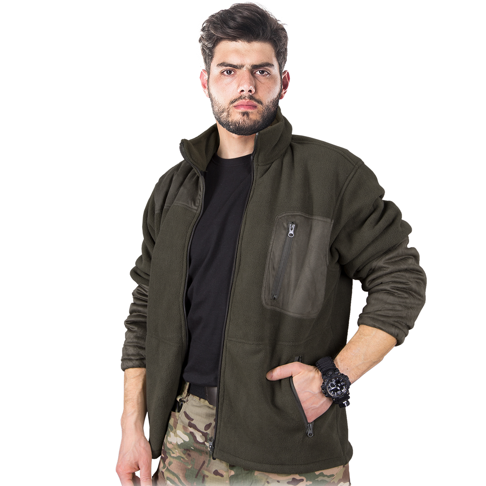 Isolierte Fleece-Jacke FOREST für die Jagd Isolierte Fleece-Jacke FOREST für die Jagd
