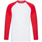 Arbeits-T-Shirt mit langen Ärmeln FRUIT BASEBALL