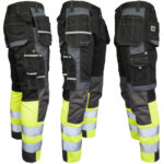 Reflektierende Hose aus Baumwolle HAYER BLACK HIVIS