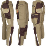Arbeitshose bis zur Taille NEWAGE BROWN