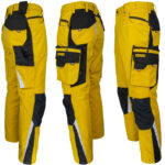 Bundfalten-Arbeitshose NEWAGE GELB