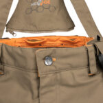 Winterarbeitshose mit Trägern 2in1 NEWAGE BROWN