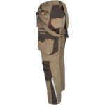 Winterarbeitshose mit Trägern 2in1 NEWAGE BROWN