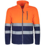 Reflektierendes Fleece-Sweatshirt PROFI HIVIS NAVY