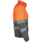 Fleece-Arbeitssweatshirt PROFI HIVIS GREY