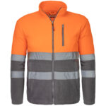 Fleece-Arbeitssweatshirt PROFI HIVIS GREY