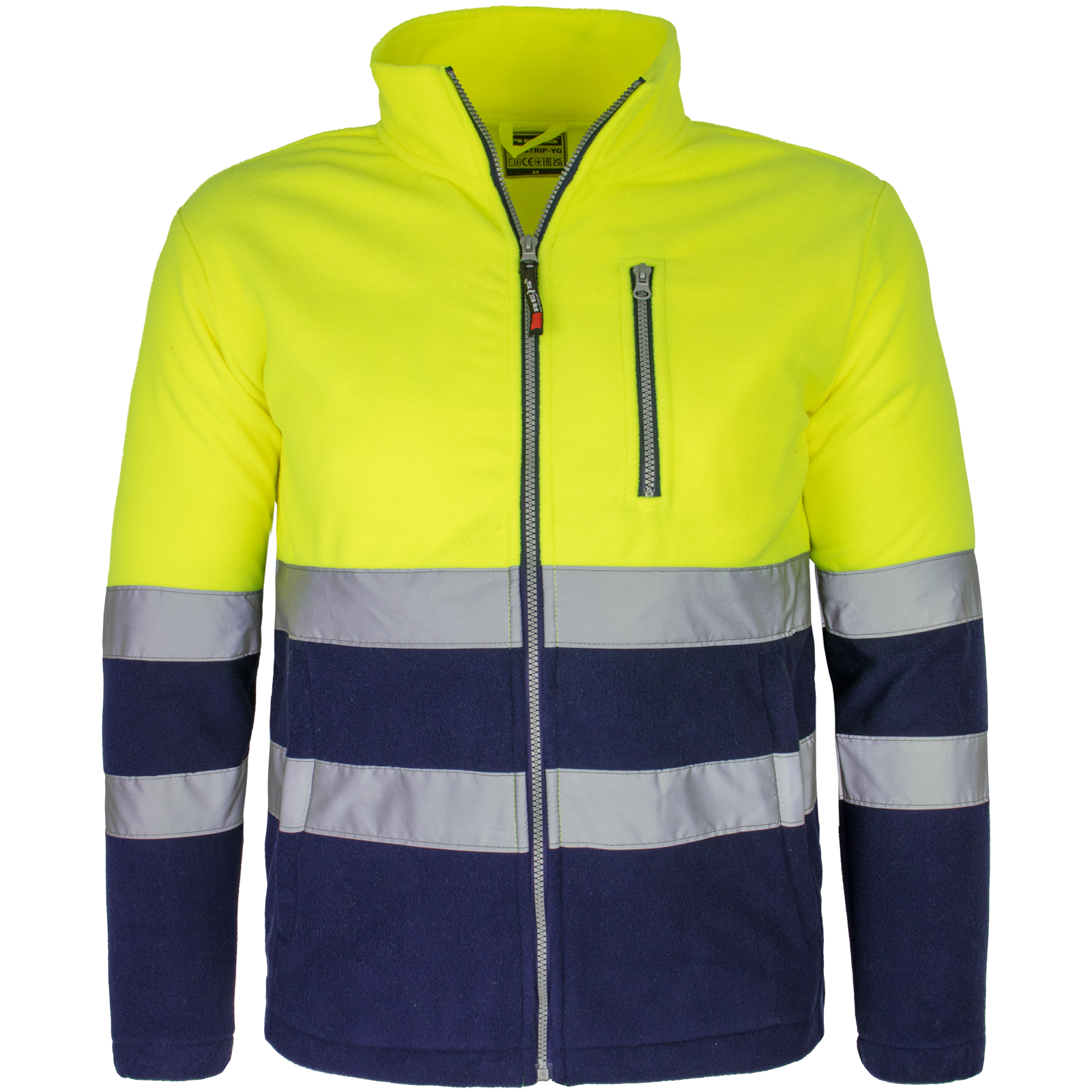 Reflektierendes Fleece-Sweatshirt PROFI HIVIS NAVY Reflektierendes Fleece-Sweatshirt PROFI HIVIS NAVY