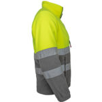 Fleece-Arbeitssweatshirt PROFI HIVIS GREY