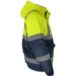Reflektierende Winter-Bomberjacke ROAD YELLOW