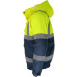 Reflektierende Winter-Bomberjacke ROAD YELLOW