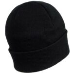 Wintermütze mit LED-Taschenlampe SHINE BLACK