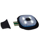 Wintermütze mit LED-Taschenlampe SHINE BLACK