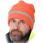 Reflektierende Winter-Arbeitsmütze STRIP