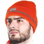 Fluoreszierende Winter-Arbeitsmütze SIMPLE VIS