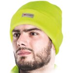 Fluoreszierende Winter-Arbeitsmütze SIMPLE VIS