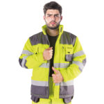 Reflektierende Winterjacke PROFI HIVIS
